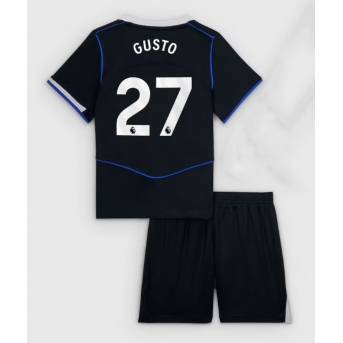 Billige Fotballdrakt Chelsea Malo Gusto #27 Replika Tredjedraktsett Barn 2025-26 Kortermet (med bukser)